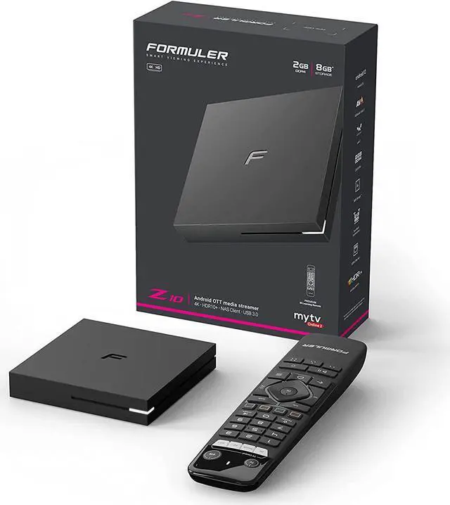 Main image of New 2023 Formuler Z10 Android 10 Dual Band 5G 2GB Ram 8GB ROM 4K + Free LIXSUNTEK® Cable