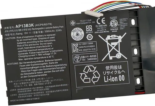 Alt view image 2 of 3 - New Genuine AP13B3K AP13B8K Battery For Acer Aspire M5-583 M5-583P R7-571 R7-571G R7-572 R7-572G R3-471TG V5-583P V5-552PG-X809 V5-552G V5-572P V5-573P V7-481 V5-472P V5-572G V7-482P 4ICP6/60/78