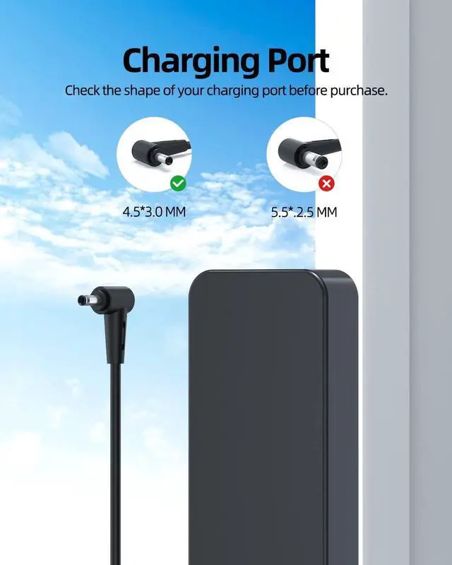 Alt view image 3 of 4 - 150W Power Adapter Charger for Asus Zenbook Flip 15 Q528E Q537F Q538E Q539Z Q537