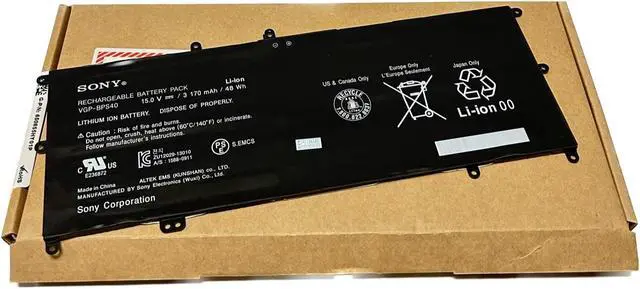 Alt view image 2 of 4 - New Genuine VGP-BPS40 Battery for Sony VAIO Flip SVF15A 14A SVF15N17CXB SVF15N18PXB