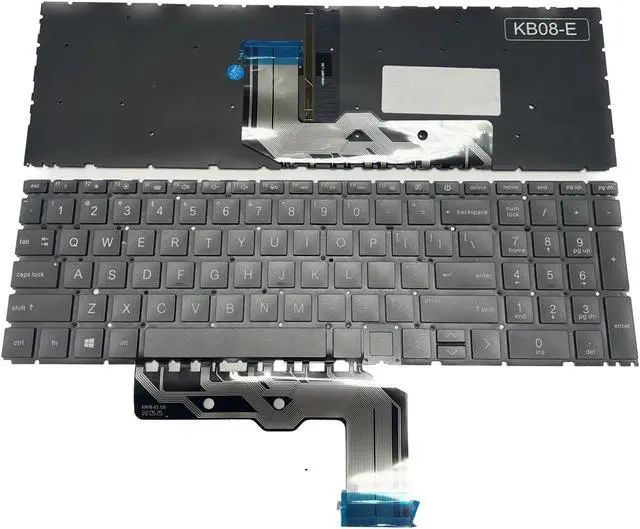 Main image of LIXSUNTEK Replacement Keyboard for HP Envy X360 15-EE 15M-EE 15-ED 15M-ED 17-CG Series, HP Envy 15M-EE0013DX 15M-EE0023DX 15M-ED0023DX Laptop Keyboard with Backlit US Layout TPN-C149 TPN-W140, Black