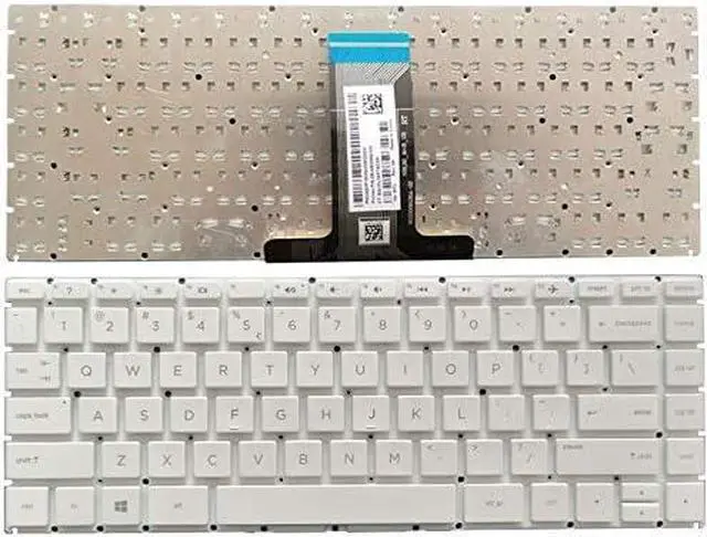 Main image of LIXSUNTEK New Laptop US Keyboard replacement for HP Pavilion 14-BS 14M-BA 14-BW 14G-BR 14-BP 14T-BA 14M-BA 14-BA 240 G6 245 G6 246 G6 white