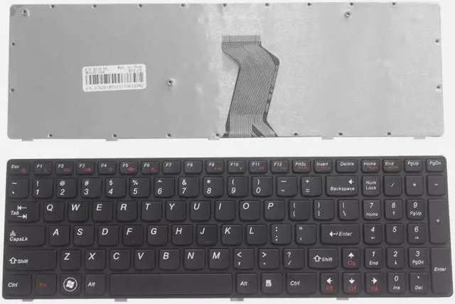 Alt view image 4 of 4 - LIXSUNTEK NEW Replacement Laptop Keyboard for Lenovo IdeaPad Z570 Z575 V570 B570 B570A B570G B575 V570C B580 B580A B585 B590 B590A Series