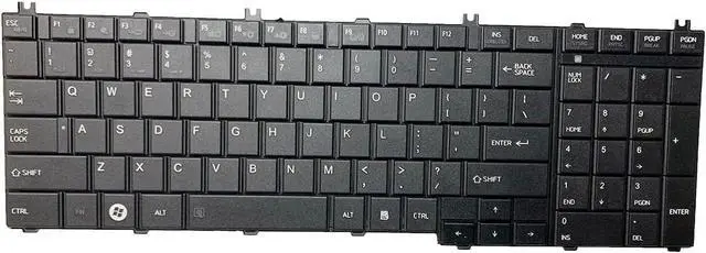 Alt view image 4 of 4 - LIXSUNTEK Laptop Keyboard Compatible with Toshiba Satellite C650 C655 C655D C660 C665 C675 L550 L650 L655 L670 L675 L675D L750 L750D L755 L770 B350 Black US