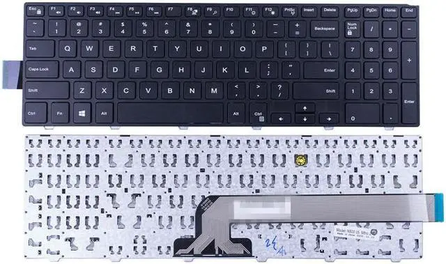 Main image of LIXSUNTEK Replacement No Backlight Keyboard for Dell Inspiron 15 3000 3541 3542 3543 3552 3553 3558 3559/15 5000 5542 5543 5545 5547 5548 5552 5557 5558 5559/17 5000 5748 5749 5755 5758 5759 Laptop