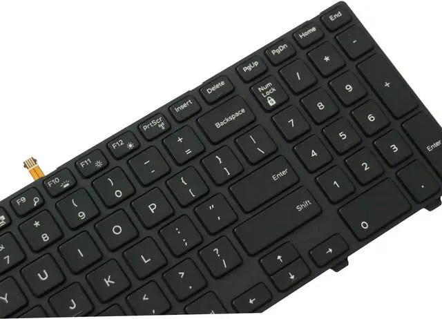 Alt view image 2 of 5 - LIXSUNTEK Replacement Backlit Keyboard Compatible for Dell Inspiron 15 5000 Series 5542 5543 5545 5547 5548 5552 5557 5558 5559, 17 5000 Series 5748 5749 5755 5758 5759