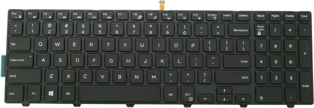 Alt view image 4 of 5 - LIXSUNTEK Replacement Backlit Keyboard Compatible for Dell Inspiron 15 5000 Series 5542 5543 5545 5547 5548 5552 5557 5558 5559, 17 5000 Series 5748 5749 5755 5758 5759