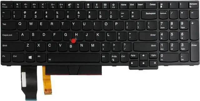 Main image of LIXSUNTEK Laptop Black US Keyboard with Backlit for Lenovo ThinkPad T15, T15 Gen 2, P15s Gen 1, P15s Gen 2, E580,L580,L590,T590,P52,P72,P53,P73,5N20V77927, 5N20V78108 01YP680 01YP760