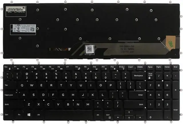 Main image of LIXSUNTEK Laptop Replacement Keyboard for Dell Inspiron: 7566 7567 7577 7588 7773 7778 7779 3579 3558 3583 3779 5565 5567 5570 Replacement Keyboard with Backlit US Layout