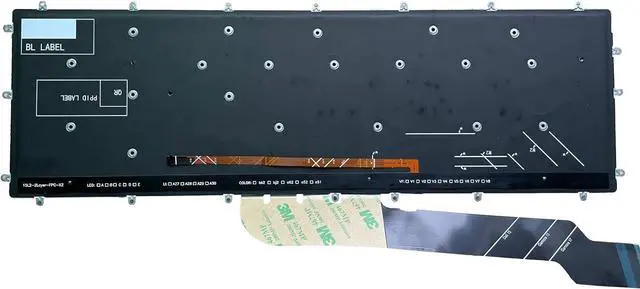 Alt view image 3 of 3 - LIXSUNTEK Laptop Replacement Keyboard for Dell Inspiron: 7566 7567 7577 7588 7773 7778 7779 3579 3558 3583 3779 5565 5567 5570 Replacement Keyboard with Backlit US Layout