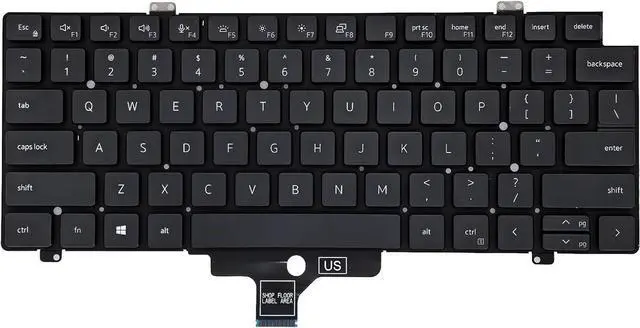 Main image of LIXSUNTEK Replacement Keyboard for Dell Latitude 5420 5421 5430 5431 5440 7420 7430 7520 7530 3440 E3440, Precision 3470 3480 Series Laptop with Backlit Keyboard US Layout Key MV4X8 0MV4X8