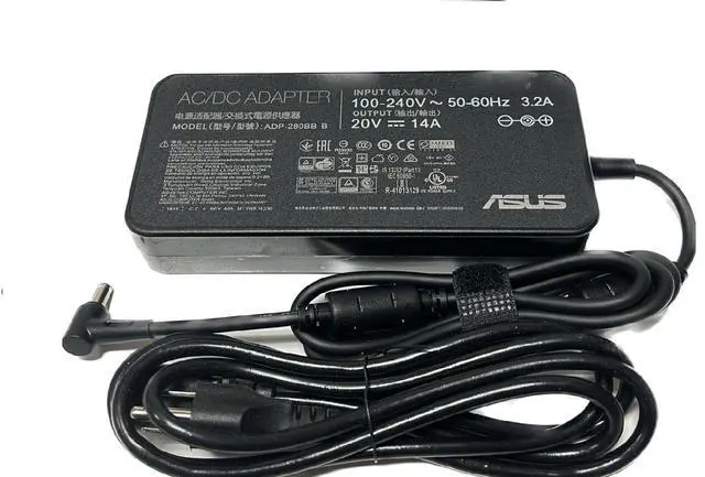 Main image of New Genuine 280W 20V 14A AC Charger Compatible with ASUS ROG G703GX-EV017FR E5019T E5042T G703GS-WS71 WS74 G703GI E5036T E5011T E5001R G703GI WS91K XS98K E5094T ADP-280BB B Laptop Power Supply Adapter