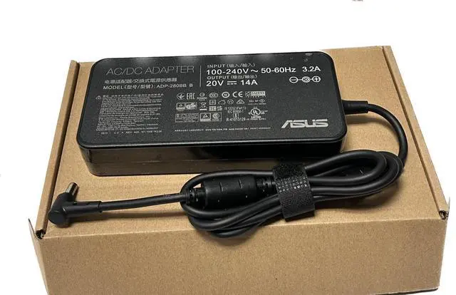 Alt view image 3 of 4 - New Genuine 280W 20V 14A AC Charger Compatible with ASUS ROG G703GX-EV017FR E5019T E5042T G703GS-WS71 WS74 G703GI E5036T E5011T E5001R G703GI WS91K XS98K E5094T ADP-280BB B Laptop Power Supply Adapter
