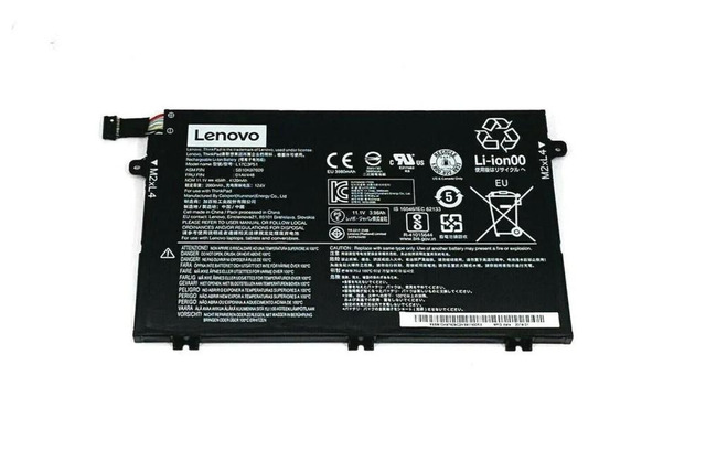 thumbnail image 2 of Replacement Laptop Battery For Lenovo ThinkPad E480, E490, E590, E14, E15 Series – 11.1V 45Wh 3-Cell Li-Ion 2 of 5
