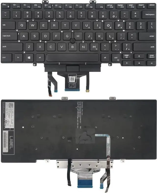 Main image of LIXSUNTEK Replacement Keyboard for Dell Latitude 3400 5400 5401 5410 5411 7400 7410 Series Laptop with Backlit with Pointer US LayoutDoes NOT Fit for Latitude 7400 2-in-1