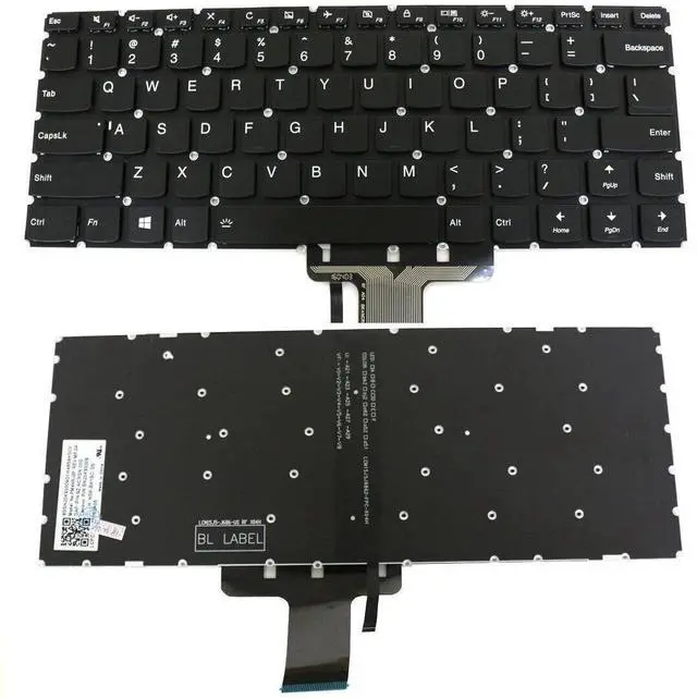 Main image of LIXSUNTEK US Black Backlit Keyboard for Lenovo Ideapad 310s-14ast 310s-14isk 310s-14ikb Ideapad 510s-14isk 510s-14ikb Yoga 510-14AST 510-14IKB 510-14ISK Flex 4-1435 Flex 4-1470 Flex 4-1480