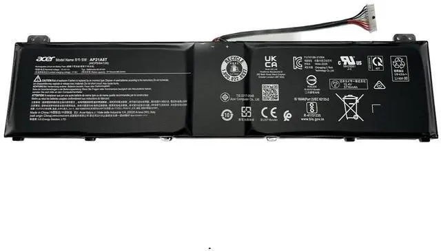 Alt view image 2 of 3 - AP21A8T AP21A7T Battery for Acer Predator Helios 300 PH317-56-78LY PH315-55-72EA PH315-55-770K PH315-55-965Z PH317-56-78SM PH315-55-78L7 PH315-55-796N AP21A5T Battery