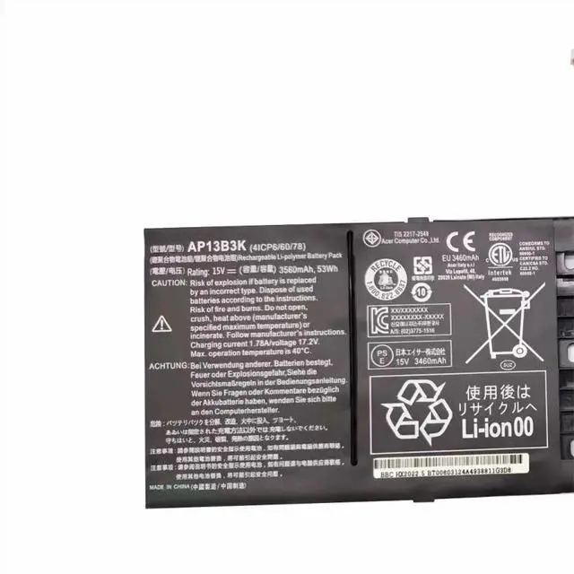 Alt view image 3 of 3 - New Genuine Acer Aspire R3-431T R3-471T R3-471TG Laptop Battery