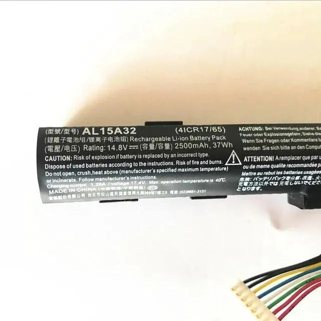 Alt view image 3 of 4 - New Genuine Acer Aspire E5-522 E5-552 E5-572 E5-574 E5-773 Laptop Battery