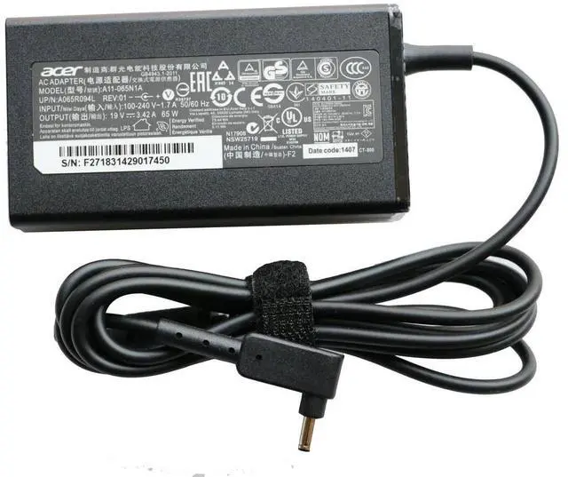 Alt view image 4 of 4 - New Genuine Acer Swift 3 SF314-52 SF314-52G Ac Adapter Charger & Power Cord 65W