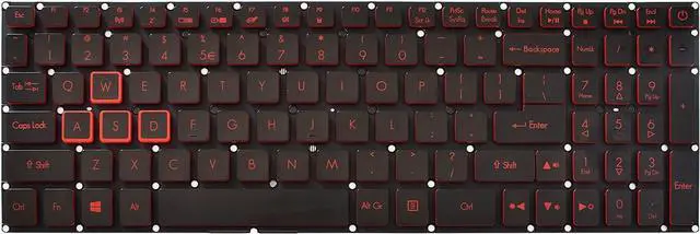 Main image of LIXSUNTEK new Keyboard for Acer Nitro AN515-51-504A - US English Backlit version