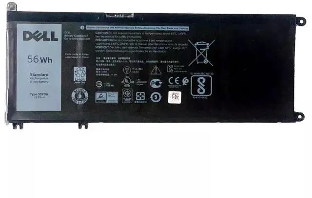 Main image of 56Wh 33YDH Battery for Dell Inspiron 17 7000 7778 7779 7786 7773 15 7577 7588 G3 3579 3779 G5 5587 G7 7588 Latitude 13 3380 14 3490 15 3590 3580 PVHT1 P30E 81PF3 081PF3 H754V 15.2V