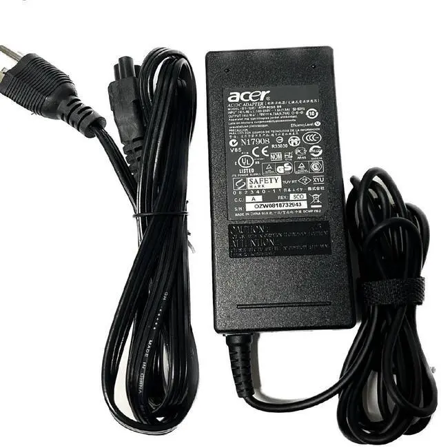 Main image of New GENUINE 90w Power Charger AC Adapter 19V 4.74A for Acer Swift X 14" SFX14-42G-R607 3.0*1.0 mm PA-1900-32 NSW24184