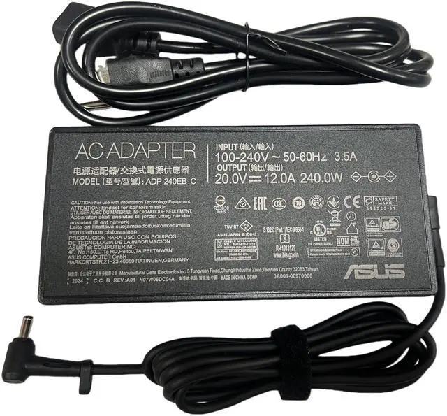Main image of Charger Adapter for MSI Thin 15 Series B12UC B12UCX B12UDX B12VE B12VF B12VG B13UC B13UCX B13UDX B13VE B13VF B2RUDX B2RVE MS-16R8