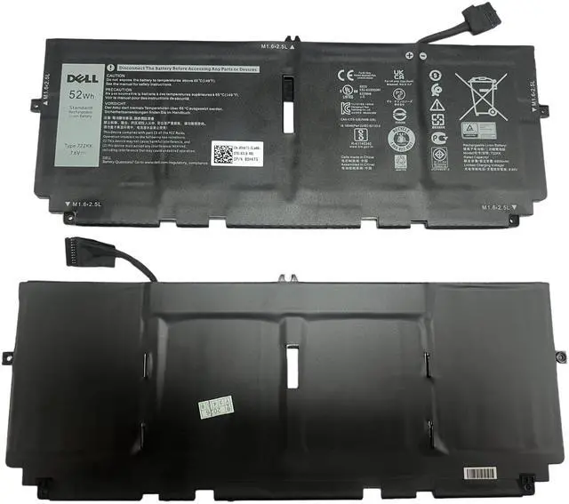 Main image of 52Wh 722KK FP86V Laptop Battery for Dell XPS 13 9300 XPS 13 9310 XPS 13 9380 P117G P117G002 P117G001 Series Notebook 0WN0N0 WN0N0 02XXFW 2XXFW
