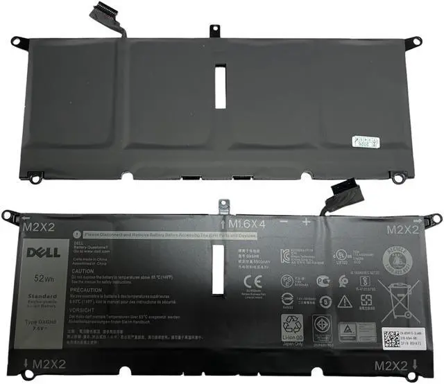 Main image of DXGH8 Battery for Dell XPS 13 9370 9380 2019 Inspiron 13 7000 7390 7391 2-in-1 5390 5391 14 7400 7490 Latitude 3301 E3301 Vostro 5390 5391, P113G001 P82G P82G001 52Wh