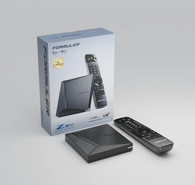 Main image of NEW Formuler Z12 Pro - 4K Streaming Media Player, Android 12, 2GB RAM, 16GB ROM, Bluetooth Voice RemoteFree LIXSUNTEK® Cable