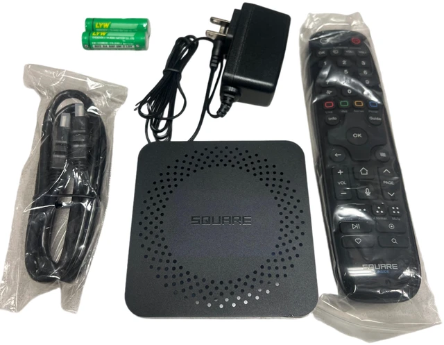 Alt view image 3 of 5 - SQUARE_NOVA_IPTV Set-Top Box - 4K HDR TV Streaming Device with 2GB RAM,16GB STORAGE, Android TV OS, Dual-Band WiFi BT remote