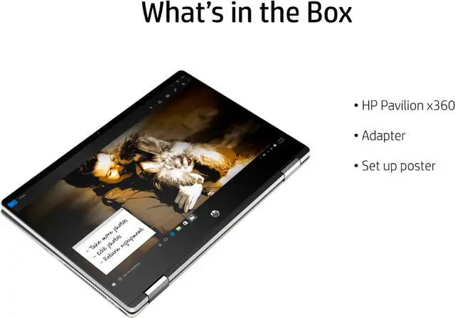 Alt view image 5 of 6 - HP Pavilion x360 14" FHD Touchscreen 2-in-1 Convertible Laptop, Intel Core i5-1035G1 upto 3.6GHz, 8GB DDR4, 256GB NVMe M.2 SSD, WiFi AX, Bluetooth, Webcam, HDMI, Fingerprint Reader - Windows 10 Pro