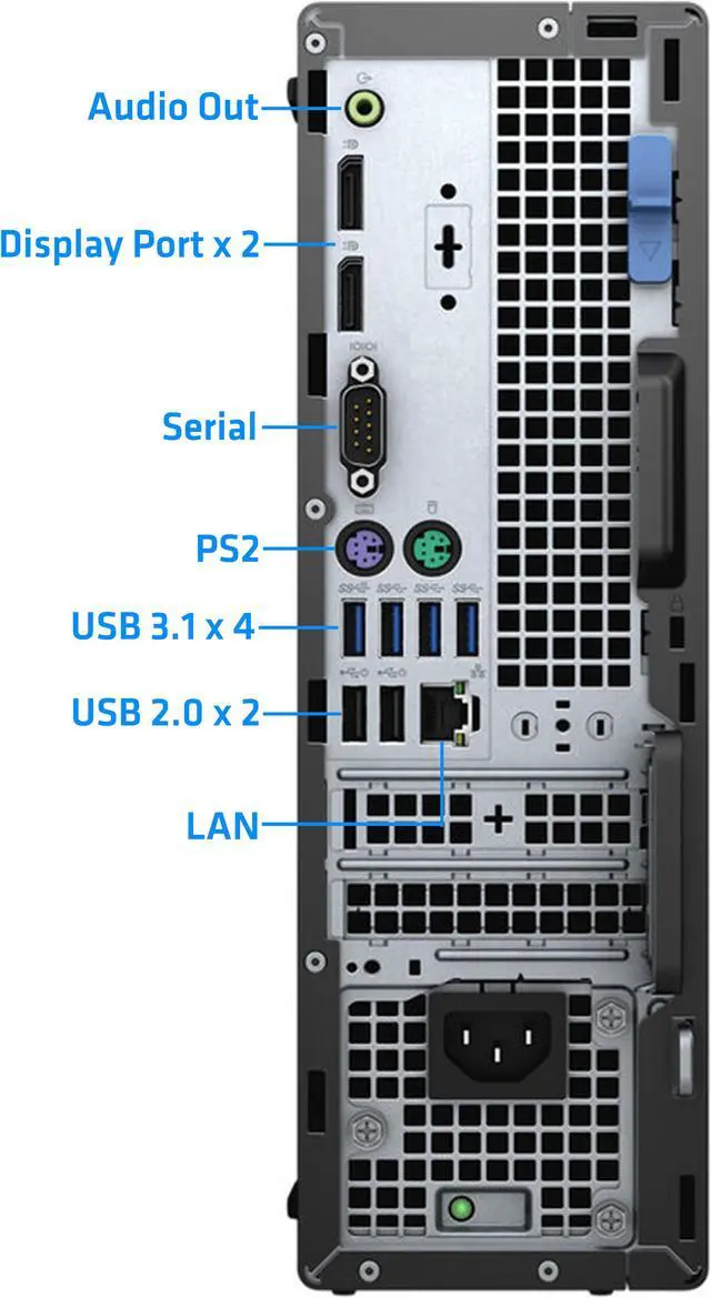 Alt view image 3 of 5 - Dell OptiPlex 7090 SFF Desktop Computer Intel i9-11900K 8-Core, 64GB RAM, 2TB NVMe SSD, DVD, DisplayPort 4K Monitor Support, HDMI, AC Wi-Fi, Bluetooth - Windows 11 Pro