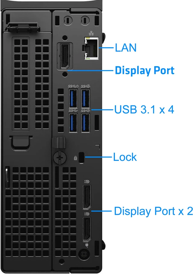 Alt view image 2 of 4 - Dell Precision 3240 Compact Desktop Workstation , Intel Xeon W-1250, 16GB RAM, 512GB NVMe SSD, Intel UHD P630 Graphics, DisplayPort, HDMI, USB Type-C, AC Wi-Fi, Bluetooth - Windows 10 Pro