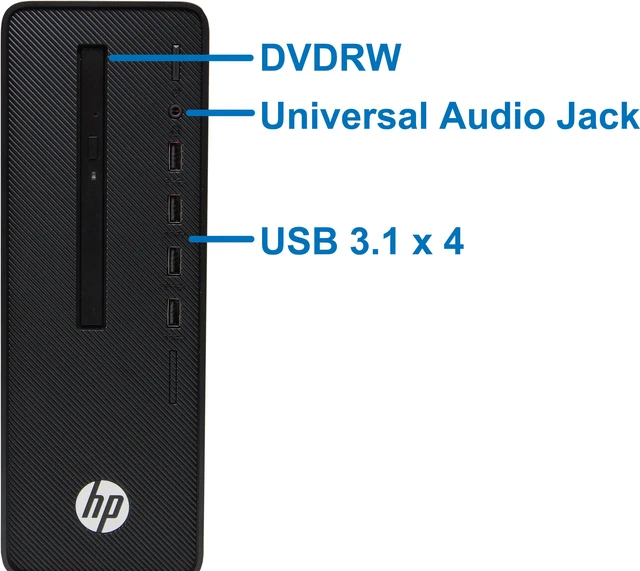 HP 290 G3 Microtower Desktop Computer, Intel i7-10700 Upto 4.8 GHz ...