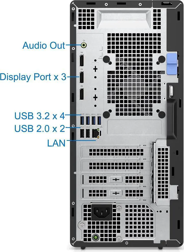 Alt view image 2 of 6 - Dell Optiplex 7010 Tower Desktop Computer, Intel i9-12900K, 32GB RAM, 1TB NVMe SSD, DisplayPort, DVDRW, HDMI, USB-C 20 Gbps, Wi-Fi, BT, Windows 10 Pro, 7000 Series