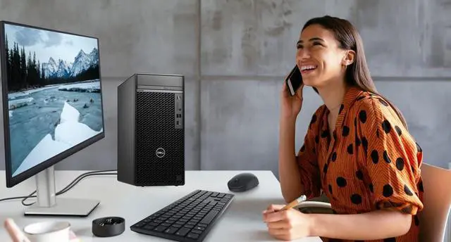 Alt view image 5 of 7 - Dell Optiplex 7010 Tower Computer - Intel Core i5-12400, 32GB RAM, 1TB NVMe SSD, Intel UHD graphics 770, 2-Monitor Support, DisplayPort, HDMI, DVDRW, Wi-Fi, BT, Windows 11 Pro, 7000 Desktop
