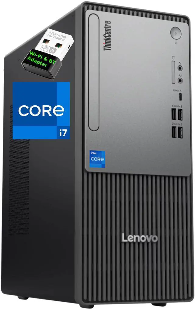 Lenovo ThinkCentre Neo 50T Gen 5 Tower Computer - Intel Core i7