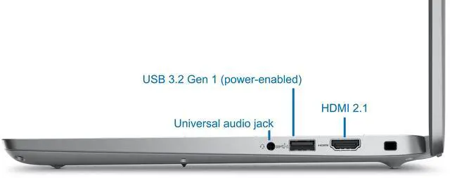 Alt view image 3 of 5 - Dell Precision 3490 Laptop 14" FHD, Intel Core Ultra 5-125U, 32GB RAM, 512GB NVMe SSD, Webcam, AX Wi-Fi, Bluetooth, Backlit Keyboard, HDMI, USB C Thunderbolt, Windows 11 Pro, Titan Grey