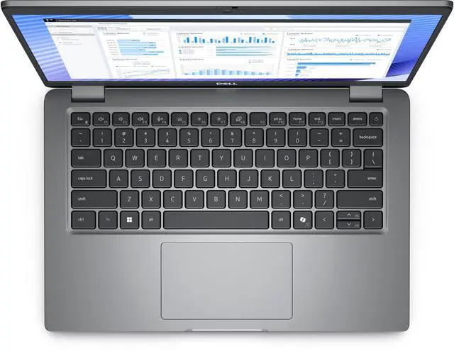 Alt view image 4 of 5 - Dell Precision 3490 Laptop 14" FHD, Intel Core Ultra 5-125U, 32GB RAM, 512GB NVMe SSD, Webcam, AX Wi-Fi, Bluetooth, Backlit Keyboard, HDMI, USB C Thunderbolt, Windows 11 Pro, Titan Grey