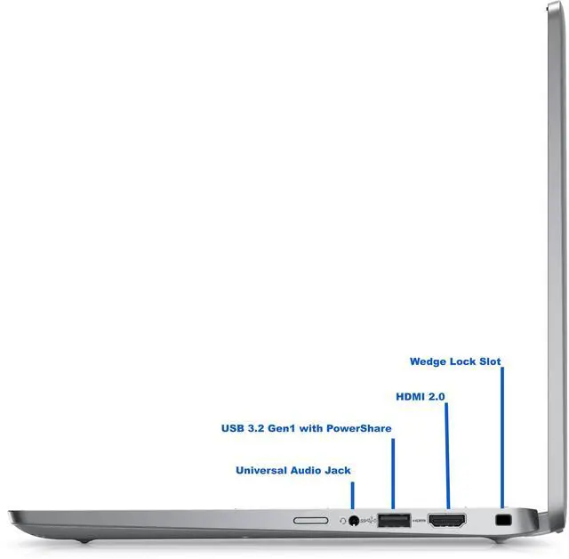 Alt view image 3 of 6 - Dell Latitude 5340 Multi-Touch 2-in-1 Laptop 13.3" FHD, Intel Core i7-1365U, 32GB RAM, 2TB NVMe SSD, Webcam,  Wi-Fi 6E, BT, Backlit Keyboard, Thunderbolt, HDMI, USB C, Windows 11 Pro, Notebook Grey