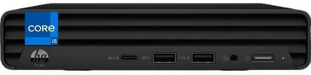 Main image of HP 260 G9 Mini Pro Desktop Computer, Intel i5-1335U, 32GB Ram, 1TB NVMe SSD,  2- Monitor Support 4K, HDMI, VGA, USB Type-C, WiFi 6, Bluetooth 5.3, Windows 11 Pro, Black