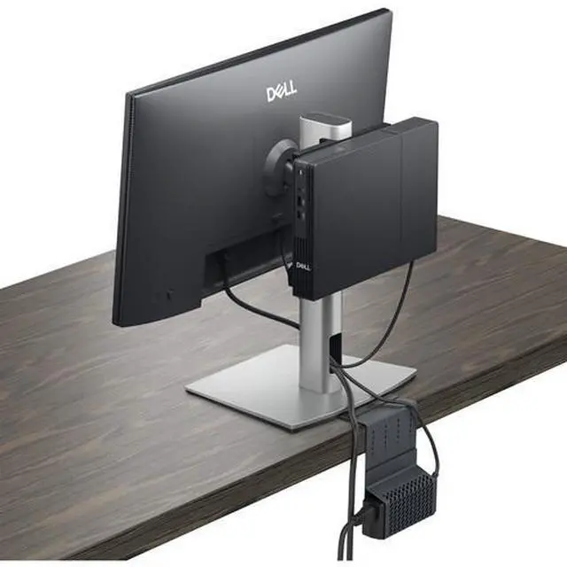 Alt view image 6 of 6 - Dell Pro Micro Computer- Intel Core i5-14500T, 16GB RAM, 256GB NVMe SSD, USB Type-C, Built in AX WiFi, BT, Display Port, HDMI, Windows 11 Pro - AI Copilot, Black Desktop