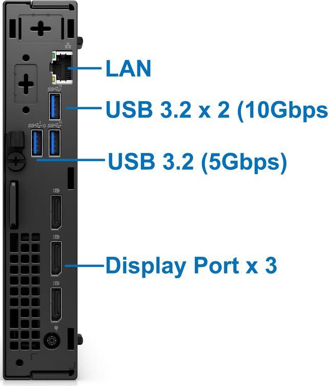 Dell OptiPlex 7010 Micro Plus Desktop, Intel i7-13700T, 64GB RAM