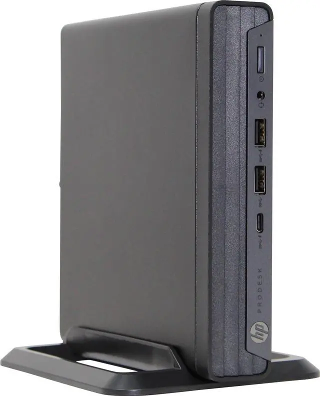 Alt view image 5 of 6 - HP ProDesk 600 G6 Mini Desktop Computer, Intel i7-10700, 32GB RAM, 1TB NVMe SSD, Display Port, HDMI, USB C 3.2 (10Gbps), USB Wi-Fi- Bluetooth, Windows 11 Pro- Brown Box
