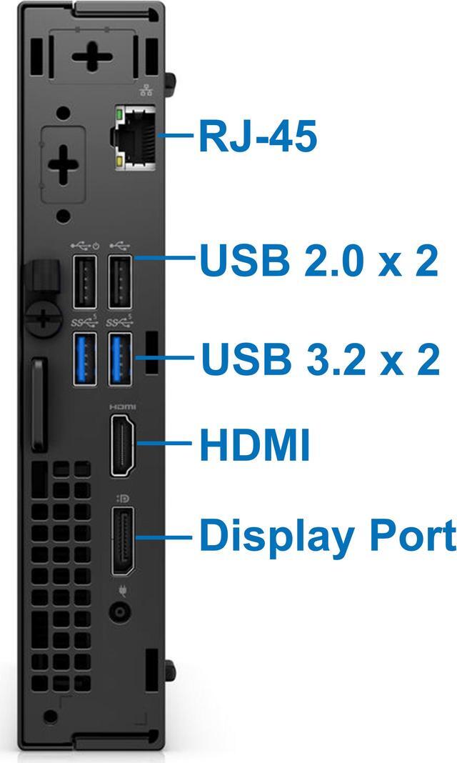 Alt view image 3 of 6 - Dell Optiplex 7010 Micro PLUS Desktop Computer, Intel i9-12900K, 64GB RAM, 2TB NVMe SSD, 2-Monitor Support, DisplayPort, HDMI, Built in Wi-Fi, BT, Windows 11 Pro, Mini PC
