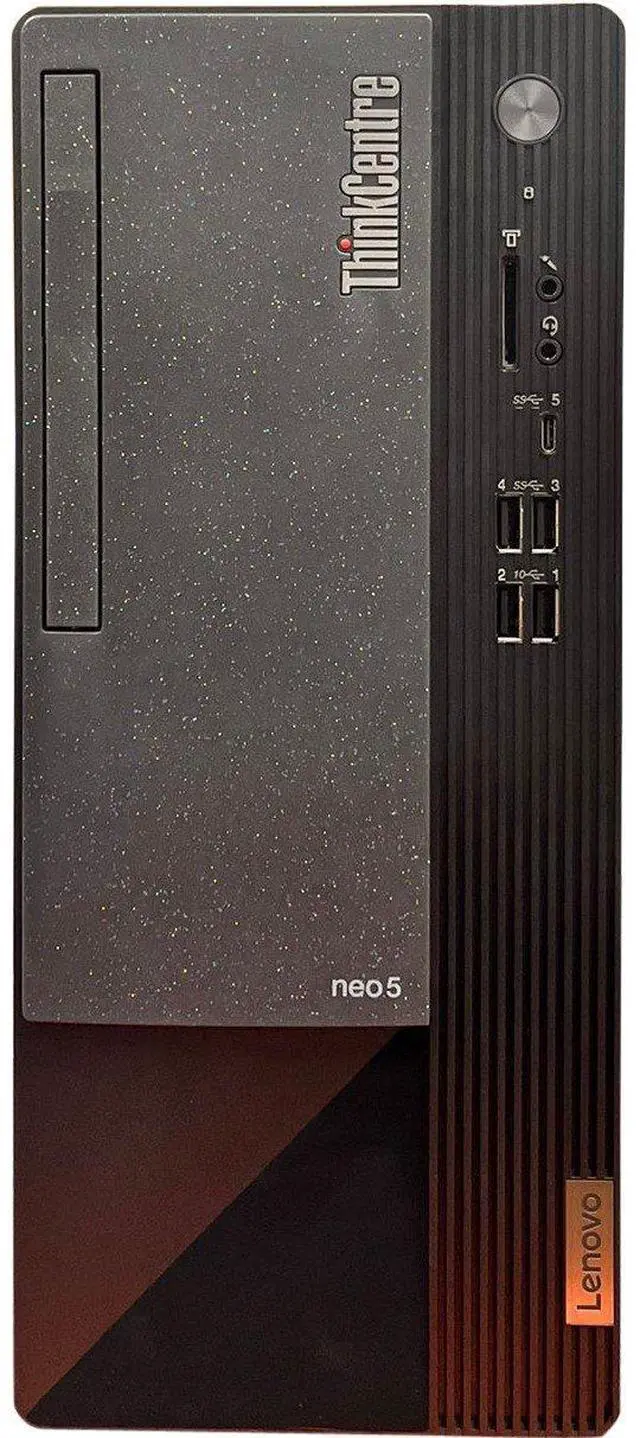Alt view image 5 of 7 - Lenovo ThinkCentre Neo 50T Gen 4 Tower Computer - Intel i9-12900K, 16GB Ram, 512GB NVMe SSD, DisplayPort, HDMI, VGA,  USB Type-C, SD Card Reader, AX Wi-Fi, Bluetooth - Windows 11 Pro