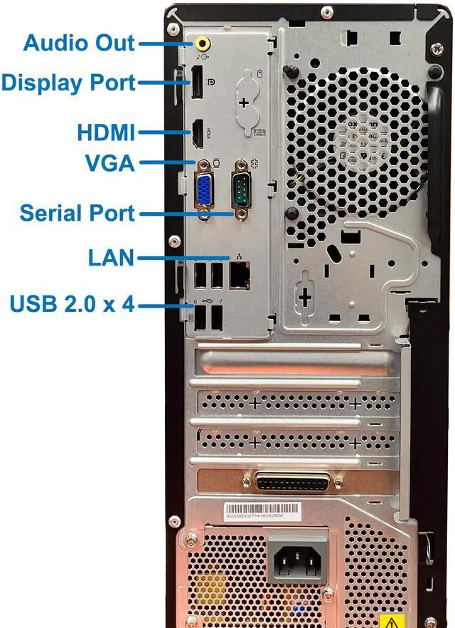 Alt view image 3 of 7 - Lenovo ThinkCentre Neo 50T Gen 4 Tower Computer - Intel i9-12900K, 16GB Ram, 512GB NVMe SSD, DisplayPort, HDMI, VGA,  USB Type-C, SD Card Reader, AX Wi-Fi, Bluetooth - Windows 11 Pro