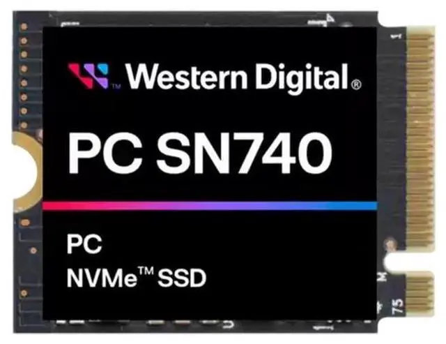 Main image of WD SN740 512GB NVMe PCIe Gen4 x4 M.2 2230 Internal SSD  Solid State Drive  OEM Western Digital